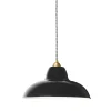 Best Original 1227 Midi Wide pendel, messing/sort Messinglamper|Industrielle Lamper