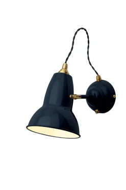 Best Original 1227 væglampe, messing/blå Læselamper|Arkitektlamper