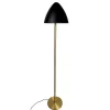 Clearance Oulu gulvlampe, sort/messing Messinglamper|Stue Lamper