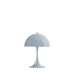 Sale Panthella 250 bordlampe, lyseblå opalt akryl Stue Lamper|Soveværelseslamper