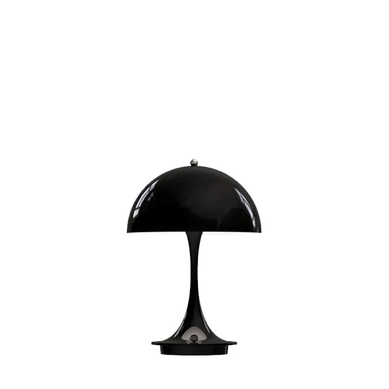 Panthella 160 Portable V2 bord- / batterilampe, metal sort Transportable Lamper|Lamper Til Sofabord