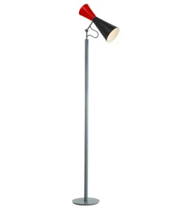 New Parliament gulvlampe, sort/rød Standerlamper|Læselamper