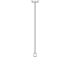 Outlet Pendel ophæng - 6 m. ledning (KUN 1 OPHÆNG SKAL BRUGES) Ledninger, Fatninger Og Baldakiner