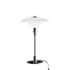 Discount PH 3/2 bordlampe, krom Soveværelseslamper|Kontorlamper