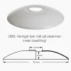 PH 2/1 glas overskærm t/pendel Glasskærm Mv. Til Ph Lampe