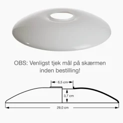 Hot PH 3/2 glas overskærm t/pendel Glasskærm Mv. Til Ph Lampe