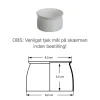 PH 3½-2½ glas underskærm Glasskærm Mv. Til Ph Lampe