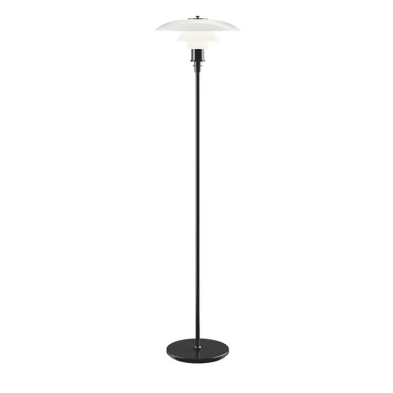 Clearance PH 3½-2½ gulvlampe, sort Glas Lamper|Standerlamper