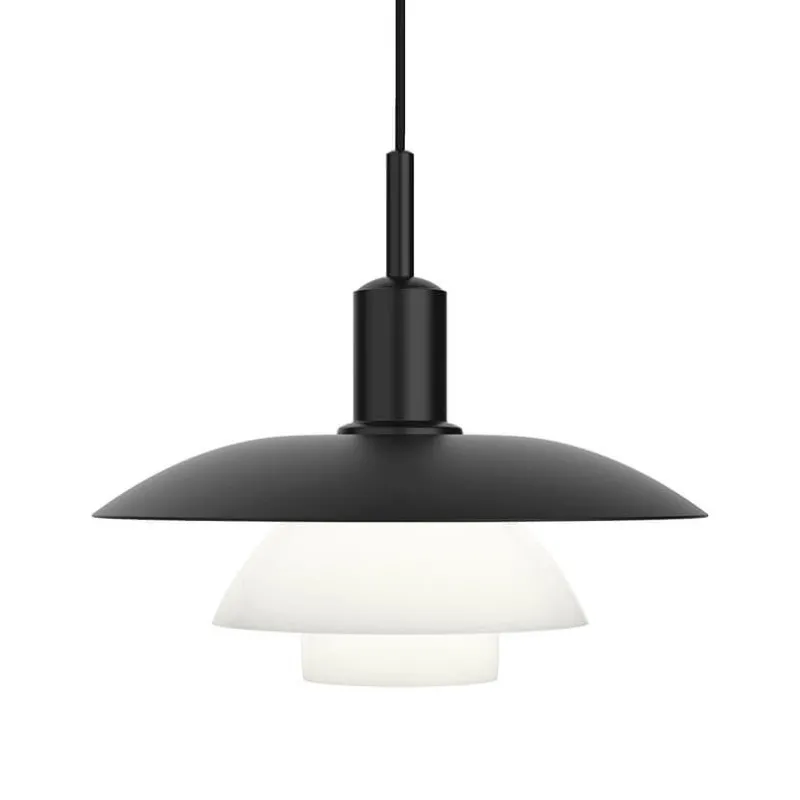 Sale PH 5/5 LED pendel, metal sort/glas Glas Lamper|Pendler