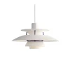 Hot PH 5 Mini pendel, classic white Hvide Lamper|Spisebordslamper