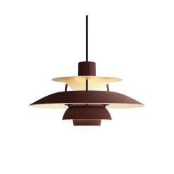 Online PH 5 Mini pendel, monokrom burgundy Spisebordslamper|Stue Lamper