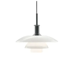 Discount PH 4½-4 pendel, krom Glas Lamper|Spisebordslamper