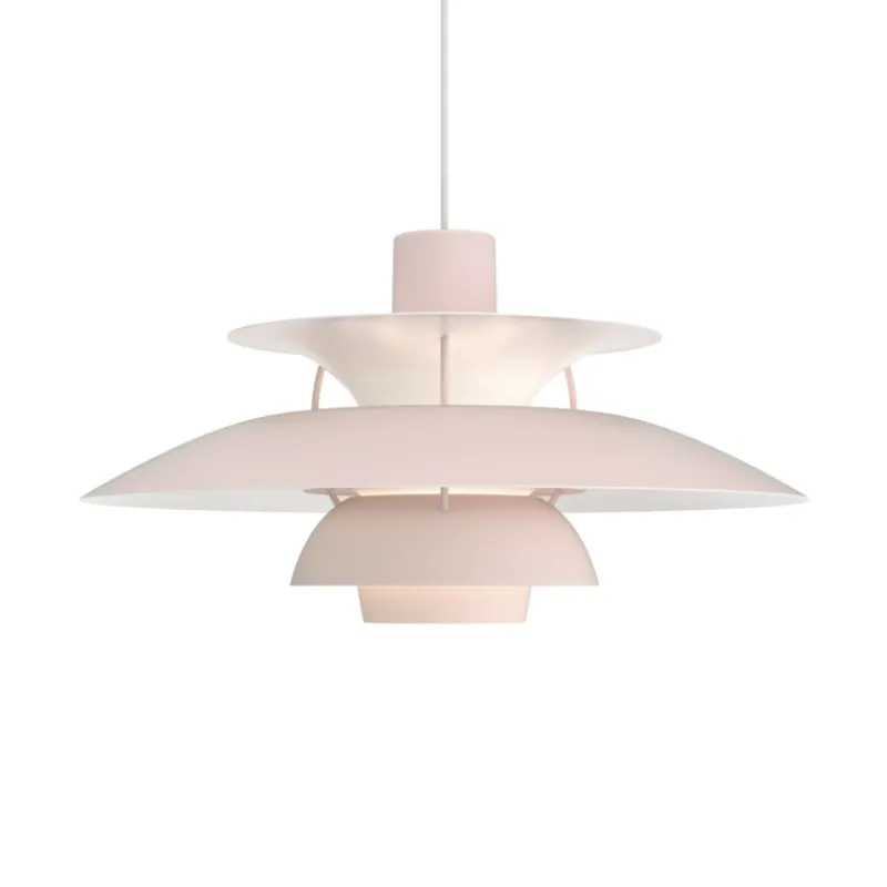PH 5 pendel, monokrom lys rosa Spisebordslamper|Stue Lamper