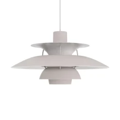 Best PH 5 pendel, monokrom oyster grå Spisebordslamper|Stue Lamper