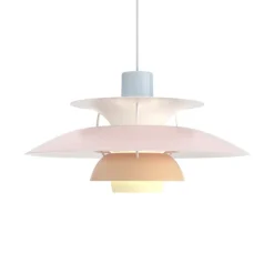 Best PH 5 pendel, pastel blå/rosa/peach Spisebordslamper|Stue Lamper