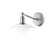 Discount PH 2/1 væglampe u/afbryder, hvid opal Hvide Lamper|Glas Lamper