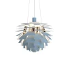 Discount PH Artichoke Ø48 pendel, dusty blue/messing Messinglamper|Hængelamper