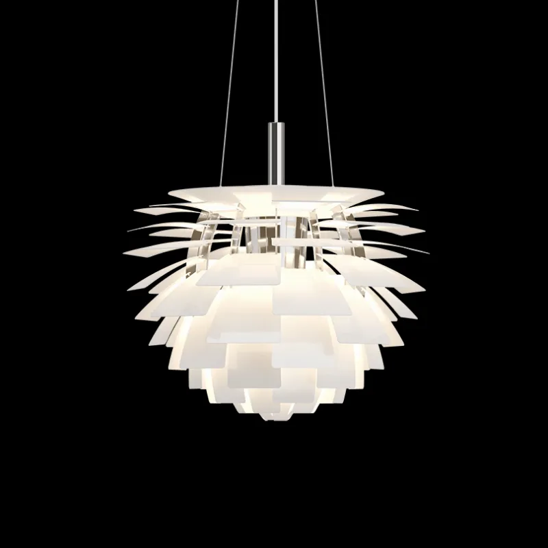 PH Artichoke Ø48 pendel, hvid Hvide Lamper|Spisebordslamper