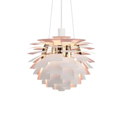Sale PH Artichoke Anniversary Edition Ø48 pendel, mat hvid/pale rose Spisebordslamper|Hængelamper