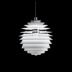 Outlet PH Louvre, hvid med trådløs bluetooth Hvide Lamper|Kontorlamper