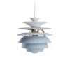 Outlet PH Snowball pendel, dusty blue/messing Messinglamper|Hængelamper