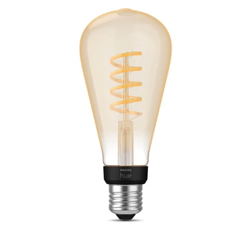 New Hue Filament Edison White Ambiance ST72 7W LED E27 550lm Pærer|Philips Hue Pærer