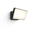 Discount Hue Welcome White udendørs projektør / væglampe 20,5W, sort Væglamper|Udendørslamper