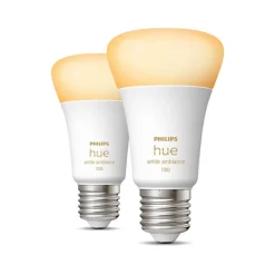 Best Hue White Ambiance 8W LED E27 2 stk Pærer|Philips Hue Pærer