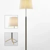 Outlet Pie de salón Gulvlampe G3 hvid/messing Standerlamper
