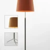 Best Pie de salón Gulvlampe G1 sennep/krom Standerlamper