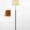 Online Pie de salón Gulvlampe G3 sennep/krom Standerlamper