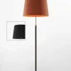 Clearance Pie de salón Gulvlampe G1 sort/messing Standerlamper