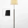 Sale Pie de salón Gulvlampe G3 sort/krom Standerlamper