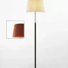 Sale Pie de salón Gulvlampe G3 terracotta/krom Standerlamper