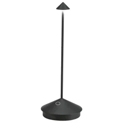 New Pina batterilampe / bordlampe, sort Transportable Lamper|Lamper Til Sofabord