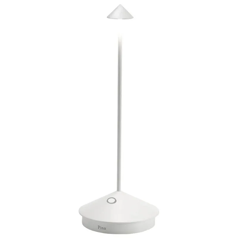 New Pina batterilampe / bordlampe, hvid Hvide Lamper|Transportable Lamper