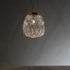 Online Pinecone Pendel, Lille - Ø30, klar/guld Glas Lamper|Pendler