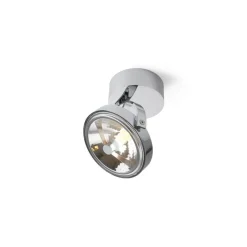 Clearance Pin-Up 1 Round, LED, krom Krom Lamper|Spotlampe