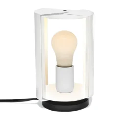Discount Pivotante À Poser bordlampe, hvid Hvide Lamper|Lamper Til Reol