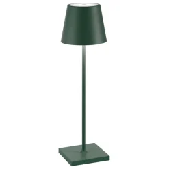 Best Poldina batterilampe / bordlampe, mørkegrøn Transportable Lamper|Skrivebordslamper