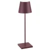 Poldina batterilampe / bordlampe, bordeaux Transportable Lamper|Skrivebordslamper