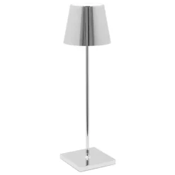 Clearance Poldina batterilampe / bordlampe, blank krom Krom Lamper|Transportable Lamper