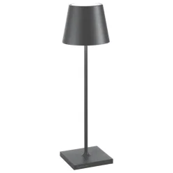 Clearance Poldina batterilampe / bordlampe, mørkegrå Transportable Lamper|Skrivebordslamper