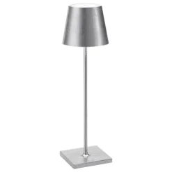 Discount Poldina batterilampe / bordlampe, antik sølv Transportable Lamper|Skrivebordslamper