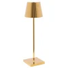 Poldina batterilampe / bordlampe, blank guld Transportable Lamper|Skrivebordslamper
