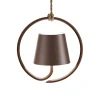 Poldina batterilampe / pendel, corten Transportable Lamper|Havelamper
