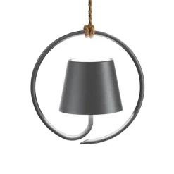 New Poldina batterilampe / pendel, mørkegrå Transportable Lamper|Havelamper