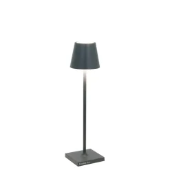 New Poldina micro batterilampe / bordlampe, mørkegrå Transportable Lamper|Lamper Til Sofabord