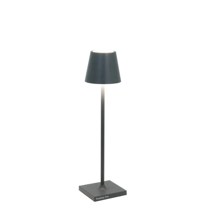 New Poldina micro batterilampe / bordlampe, mørkegrå Transportable Lamper|Lamper Til Sofabord