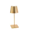 Hot Poldina mini batterilampe / bordlampe, antik guld Transportable Lamper|Lamper Til Sofabord